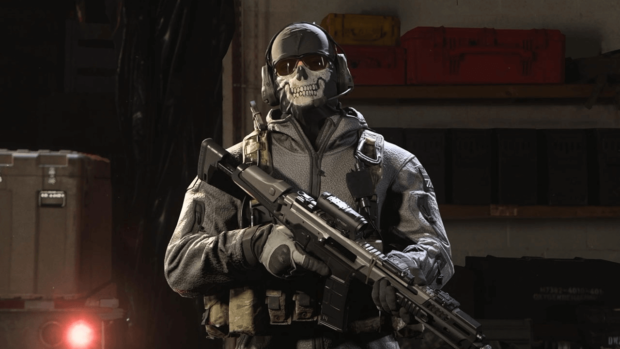 Das ist das Gesicht von Operator Ghost aus Modern Warfare Titel