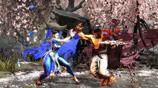 Ken, Ryu, Luke und Jamie prügeln sich in Street Fighter 6 Titel