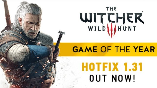 CD Projekt Red veröffentlicht Hotfix für das Witcher 3 PC-Update Titel