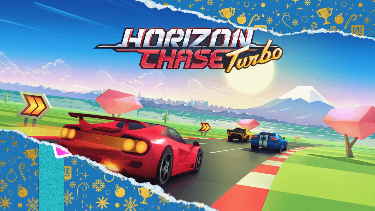 Horizon Chase Turbo jetzt kostenlos im Epic Games Store Titel