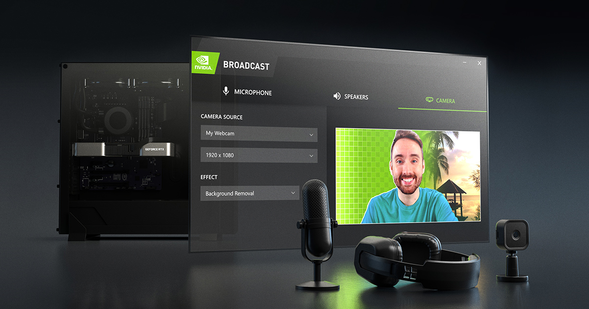 Nvidia Broadcast kann jetzt Augenkontakt "vortäuschen" Titel