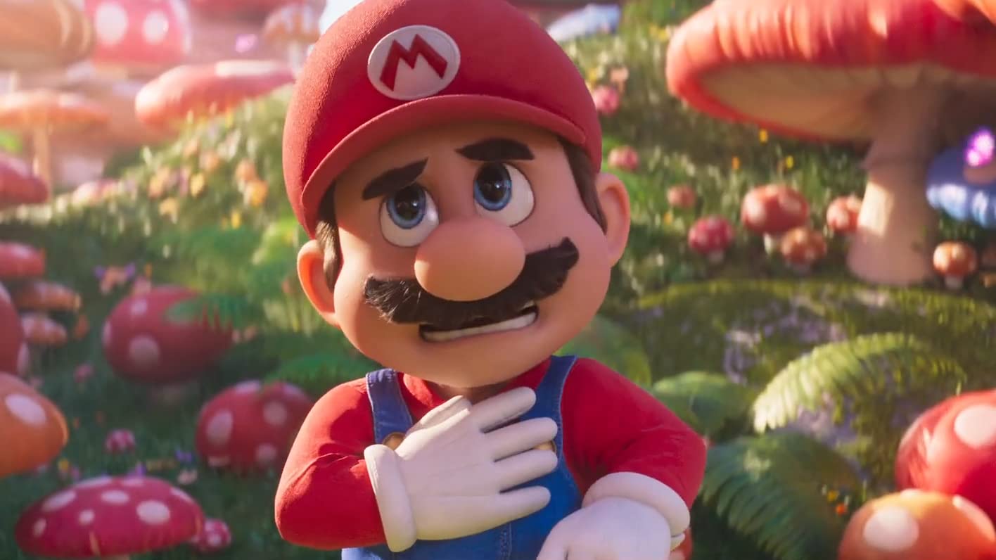 Mario-Filmdarsteller singen Mario-TitelmelodieTitel
