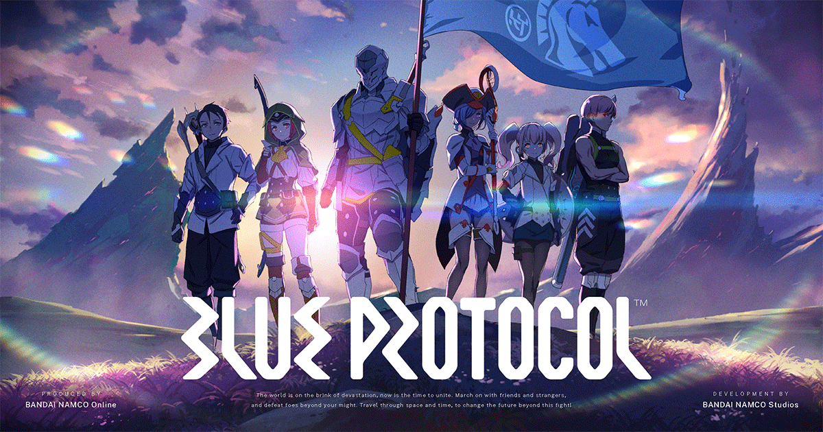 Die Opening-Animation des MMORPGs Blue Protocol Titel
