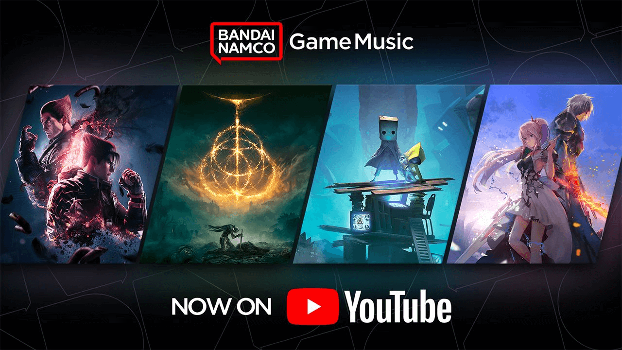 Bandai Namco eröffnet YouTube-Kanal mit Game-Soundtracks Titel