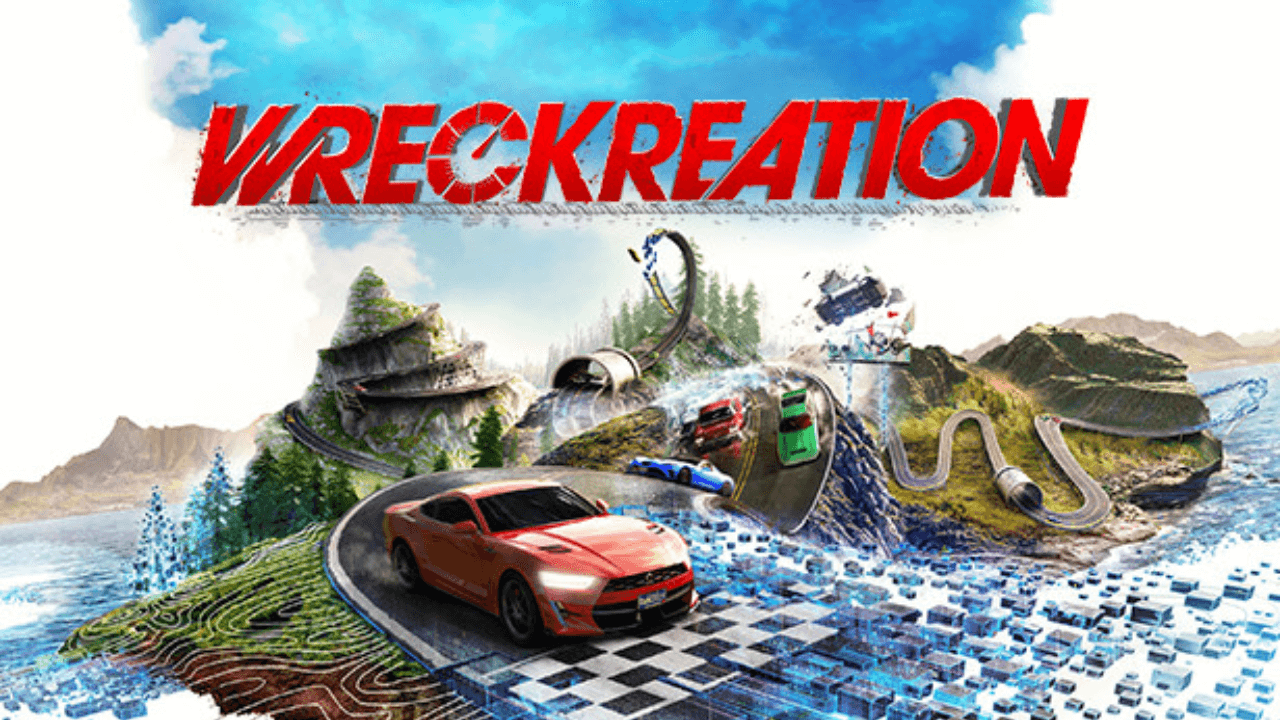 Bildmaterial zum Arcade-Racer Wreckreation gezeigt Titel