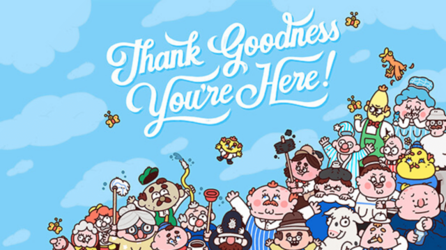 Comic-'Slapformer' Thank Goodness You're Here Titel